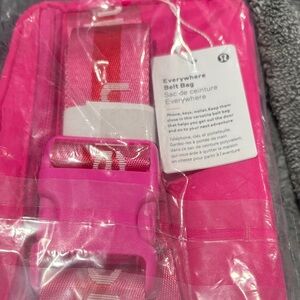 Lululemon Athletica Vibrant Pink Belt Bag